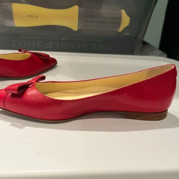 Pre-Owned Sarah Flint Natalie in Red Vacchetta Leather - Picture 10 of 13
